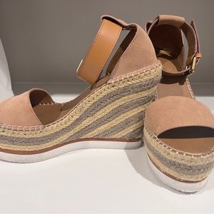 See by Chloe 4 “ platform wedges